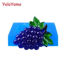 S126yl 505mm 큰 포도 실리콘 몰드-과일 몰드 퐁당 케이크 장식 sugarcraft 고분자 클레이 수지 초콜릿 캔디