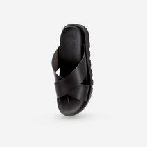 커스텀에이드 편안한 슬리퍼 4.5cm 클라우드 폼 크로스 브로디(CR0056) - BLACK