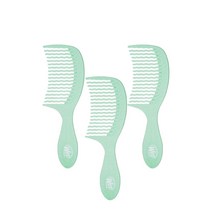 디탱글링 콤 브러시 WetBrush Go Green Detangling Comb Tea Tree, 3팩