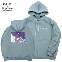 슈프림 SUPREME 오버핏 후드티 남여공용 쭈리면 후드티셔츠_슈프림 시티걸