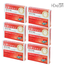 레이델 폴리코사놀 5 6박스 김명민폴리코사놀 정품 HD 혈관건강 콜레스테롤 영양제, 레이델 폴리코사놀5 200mg 30정 6박스