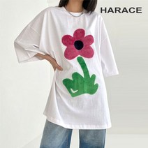 헤레이스 꽃 벨보아 티셔츠 CHF22SS899