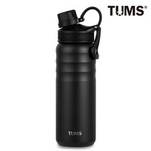 텀스 스포츠 진공 스텐텀블러 650ml, 블랙, 단품, 블랙