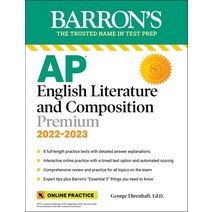 (영문도서) AP English Literature and Composition Premium 2022-2023: 8 Practice Tests + Comprehensive Re... Paperback, Barrons Educational Series, 9781506263847