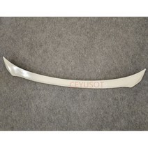 아우디 아우디 A6 C7 빅 스포일러 2011-18 용 ABS 소재 자동차 트렁크 립 윙 테일 S6 액세서리 전, 01 Yellow raw material