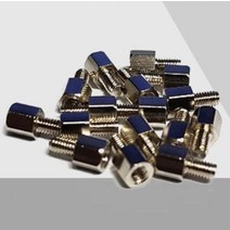 (우성볼트) 지지대 볼트 M3 (니켈도금 황동)(10개입) (머리길이) (45mm) 개입/머리길이/우성볼트/황동/볼트/지지대/니켈도금