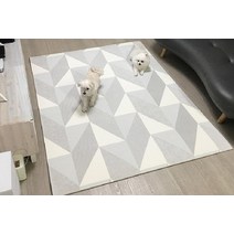 베란다 발코니 놀이매트 층간소음 아동 유아거실 안전매트 2세트, 해피테라조 10T(2장)