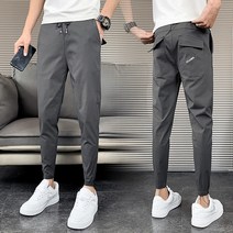 슬림핏팬츠 건달카리스마 바지 남자 트렌드 몸빼 9부 남성 조거 스포츠 레저 4800296311