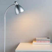 마켓비 RUSTA 장스탠드 E26 KS1322F, 실버