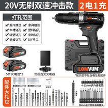 충전 해머 드릴 파괴 함마 햄머 뿌레카 전동 앙카 무선 전기, [프리미엄] 충전기1 배터리2