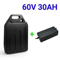 전동킥보드 배터리 전기 자동차 리튬 방수 18650 60v 20ah 두 바퀴 foldable citycoco 전기 스쿠터 자전거, a-60v 30ah 충전