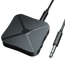 라우터 모뎀 네트워크카드 신제품 블루투스 4.2 수신기 및 송신기 3.5MM AUX 오디오 홈 TV MP3 PC 용, Black, 1개