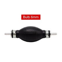 오일펌프 6mm8mm10mm12mm 전구 유형 사이펀 수동 연료 펌프 고무 핸드 프라이머 전구 연료 전송 볼 자동차 오토바이 용 편도 밸브, 6mm