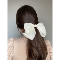끌림샵 러블리 쉬폰 펄오간자 왕리본핀 (5color)