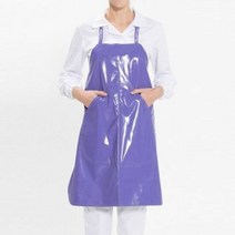 원피스형앞치마 목걸이형 숏 단면 방수 앞치마 퍼플 요리 주방, 단품, 쿠팡 본상품선택