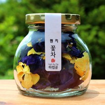 하립골 꽃차모음 자연산 국산 꽃차세트, 1병, 3 팬지꽃차