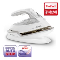 테팔 프리무브 에어 무선 다리미, FV6550, 화이트