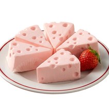 파르팜 딸기 제리럽 치즈 케익 디저트 카페 조각