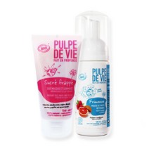 페이스 유기농 과일 스크럽 2종세트(폼클렌징 스크럽, 폼클렌징 125ml+페이스스크럽 75ml