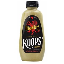 Koops Mustard Dusseldorf Squeeze 쿱스 머스타드 12oz 2팩