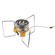 화재 메이플 야외 캠핑 장비 가스 버너 스토브 생존 피크닉 하이킹 액세서리 휴대용 방풍 강한 내 하중, 은