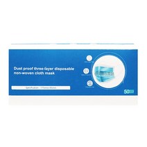 일회용 먼지차단 3중구조 마스크 50매 3개