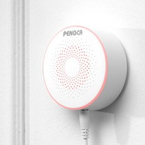 펭카 스마트 사이렌 경보기 방범 보안 침입 알림 스마트폰 Zigbee 연동 감지기, 펭카 연기 감지 센서 SS1004
