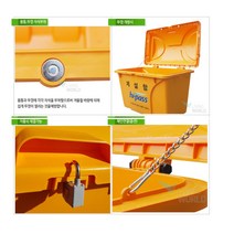 대형 재설함 제설 도구 모래 보관함 방재함 수방 자재 도구함 모래함 염화칼슘함, 단품