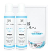 더마하우스 화이트닝리필3종( 절스킨+절로션+크림 )+포장-미백기능성 잡티관리, 1세트