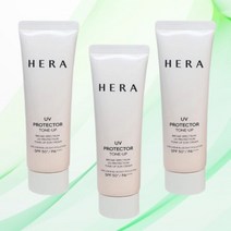 헤라 유브이 UV 프로텍터 톤업 선크림 자외선 차단 50ml(SPF50+) 3개, 상세페이지 참조, 상세페이지 참조, 상세페이지 참조