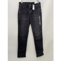 아메리칸 이글 아웃피터스 남성 29x32 에어플렉스 + 슬림 진 블랙 워시 데님 포켓 진 데님