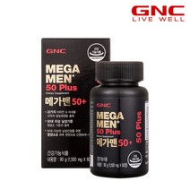 다중구성_[GNC] 메가맨 멀티비타민 50+ (60정) 30일분 x 3병, 단품, 단품