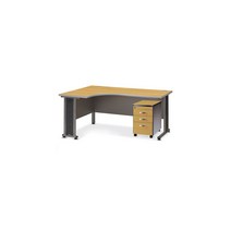 퍼주퍼주 PB-17 OA책상세트 (퍼즐책상1800+이동서랍), 월넛퍼즐책상1800좌측형+일반레일이동서랍