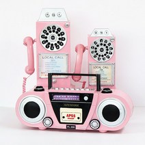 레트로 공중전화 장식품 유럽풍 광고 소품 전화기