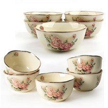 로즈벨라 공기5P 대접5P 영국디자인 고급공기대접