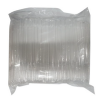 자바라 일회용 투명 주름 빨대 7mm x 21 cm, 500개입, 4개