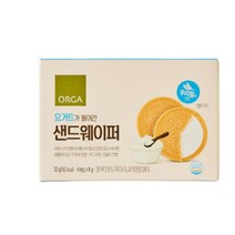 우리집 요거트가 들어간 샌드웨이퍼 32g 달달구리 건강한 아이간식 어른간식 추석 설날 명절 올가 홈캉스 식재료, 7개