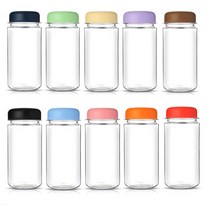 예쁜 컬러 투명 보틀 물병 물통 플라스틱 트라이탄 모음, 트라이탄500ml, 퍼플(무지)