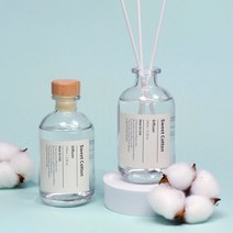 Sauber 프리미엄 실내 디퓨저 방향제 스위트코튼향 100ml, 3개