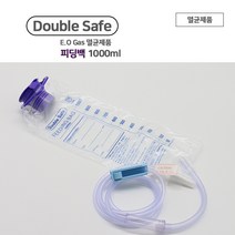 더블세이프 E.O멸균 피딩백1000 ml 영양공급백 미음백 일회용콧줄1EA, 상세페이지 참조