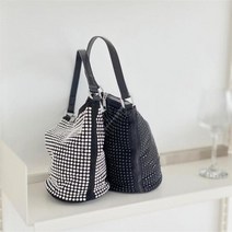 다잇템 여자 스터드 찡 숄더 크로스백 가방 (8269836)