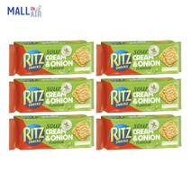 호주 리츠 스낵즈 Ritz Snackz 사워크림 어니언 크래커 100g 6개 묶음