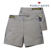 파리게이츠 골프 pearlygatesgolf여성 투톤 스트라이프 로고 숏팬츠 P52192PS372_NA, 0-0[26], NA