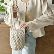 신상필수템 아이렌 니트백 그물가방 손뜨개가방 미니 토트백 숄더백 네트백 여성 가방
