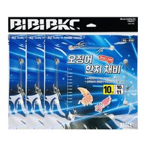 백경 오징어 한치낚시 숏타입 채비 BK-898 3세트