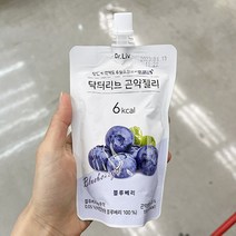 닥터리브 곤약젤리 (블루베리)150g x 5개 보냉백포장, 아이스보냉백포장, 150g