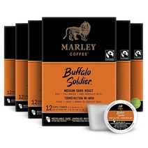 Marley Coffee 버팔로 솔져 커피 파드 12개 6박스 3693156136, Buffalo Soldier _24 Count (Pac