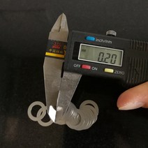 고압 세척기 세차 휴대용 펌프 산업용 분무 1개 두께 0.2 미리메터 스테인레스 스틸 플랫 와셔 초박형 가스, 19 7x10x0.2 (50Pcs)