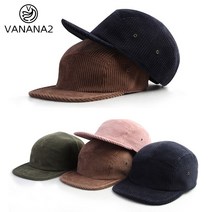 스타일자키 남녀공용 코듀로이 골덴 무지 캠프캡 스냅백 (4color)