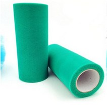 구지포 부직포 구직포 15cm 25 야드 튤 롤 패브릭 스풀 투투 웨딩 장식 베이비 샤워 오간자 레이저 DIY 공예 생일 파티 용품, dark green